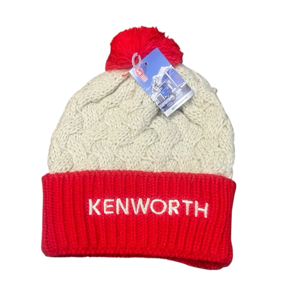 NWT Kenworth beanie with Pom